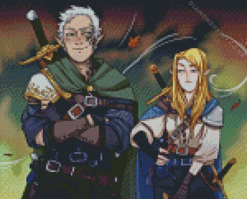 Aelin And Rowan Diamond Painting