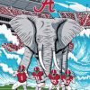 Alabama Elephant Poster Diamond Painting