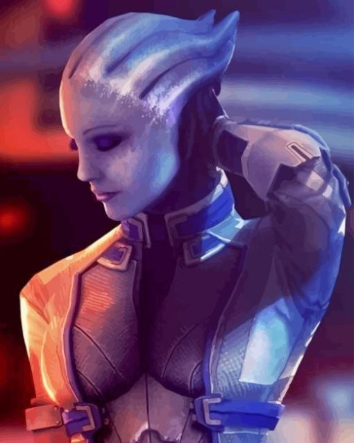 Asari Mass Effect Diamond Painting