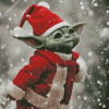 Baby Yoda Christmas Diamond Painting