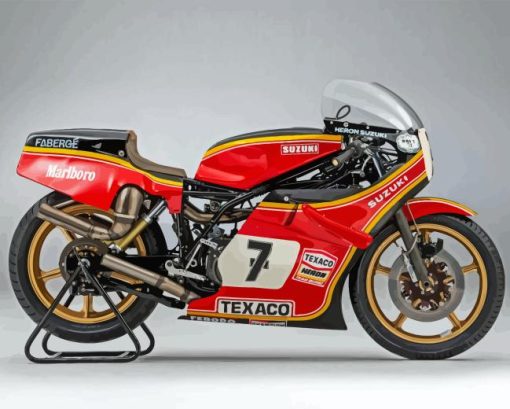 Barry Sheene Suzuki Diamond Painting