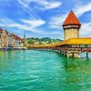 Chapel Bridge Lucerne Diamond Painting