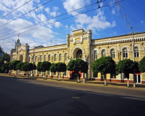 Chisinau City Hall Diamond Painting