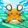 Dedenne Anime Character Diamond Painting