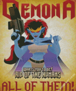 Demona Poster Diamond Painting