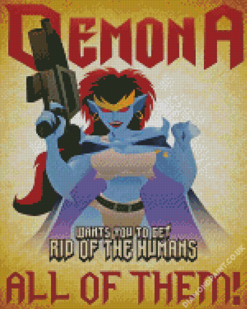 Demona Poster Diamond Painting