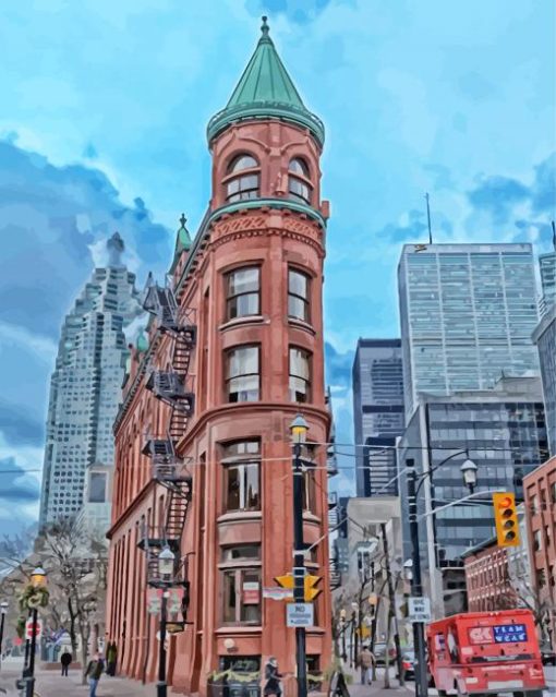 Flatiron Building Toronto Diamond Painting