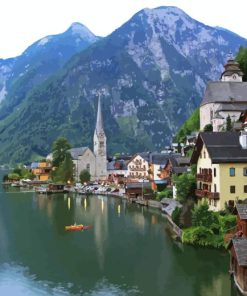 Hallstatt Lake Diamond Painting