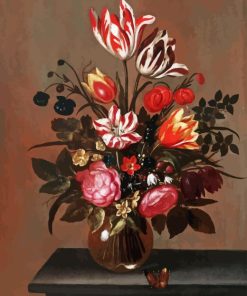 Hans Bollongier Flowers Vase Diamond Painting