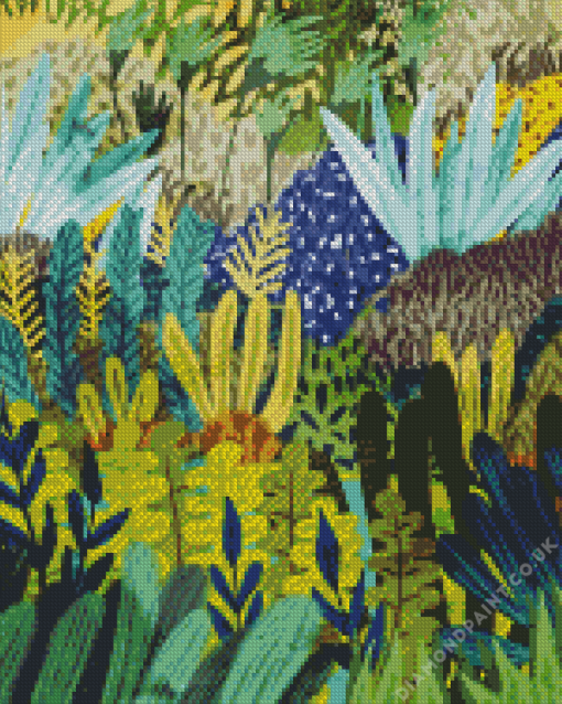 Jungle Plants Diamond Painting