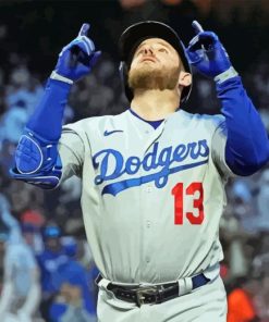 Max Muncy Baseballer Diamond Painting