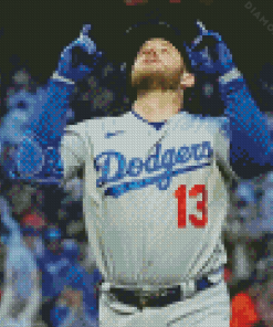 Max Muncy Baseballer Diamond Painting