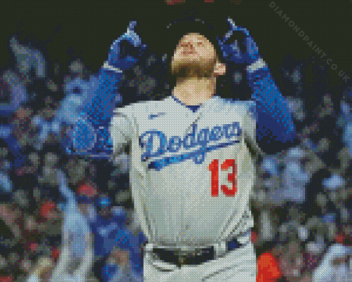 Max Muncy Baseballer Diamond Painting