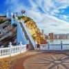 Mediterranean Balcony Diamond Painting