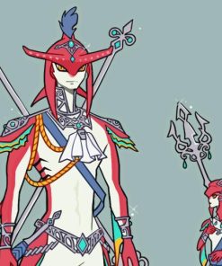 Mipha And Sidon Zelda Diamond Painting