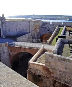 Mola Fortress In Spain Diamond Painting