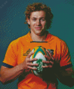 Ned Hanigan Rugby Player Diamond Painting