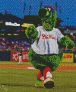 Phillies Phanatic Diamond Painting