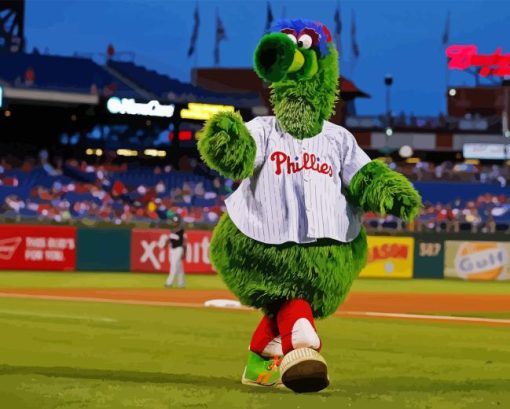 Phillies Phanatic Diamond Painting