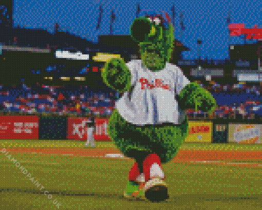 Phillies Phanatic Diamond Painting