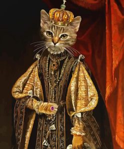 Queen Kitty Diamond Painting