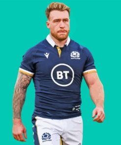 Stuart Hogg Rugby Player Diamond Painting