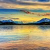 Sunset Zug Lake Diamond Painting