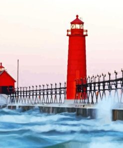 Grand Haven Lighthouse Diamond Painting