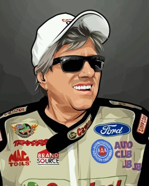 John Force Racer Diamond Painting