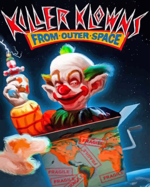 Killer Klowns From Outer Space Diamond Painting