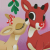 Rudolph The Red Nosed Reindeer Diamond Painting