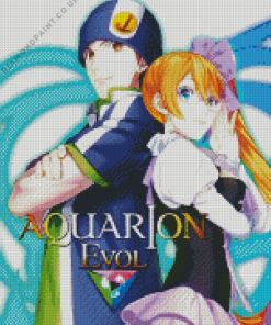 Aquarion Evol Poster Diamond Painting