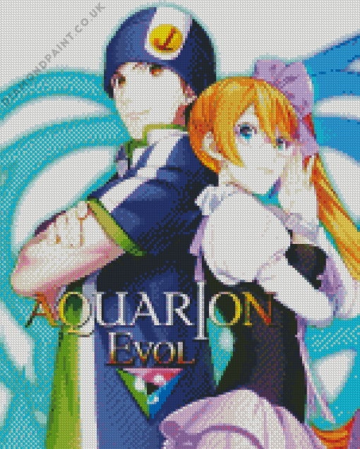 Aquarion Evol Poster Diamond Painting