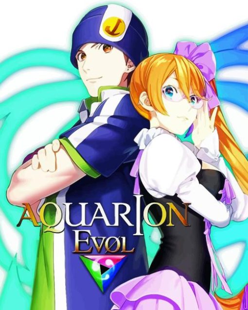 Aquarion Evol Poster Diamond Painting