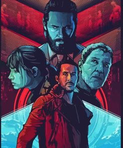 Blade Runner Illustration Poster Diamond Painting