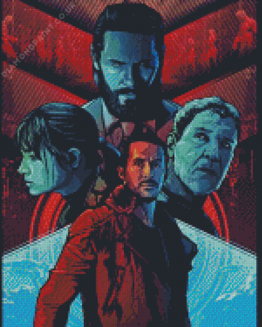 Blade Runner Illustration Poster Diamond Painting