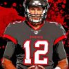 Buccaneers Tom Brady Diamond Painting