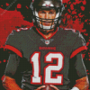 Buccaneers Tom Brady Diamond Painting