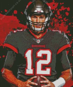 Buccaneers Tom Brady Diamond Painting