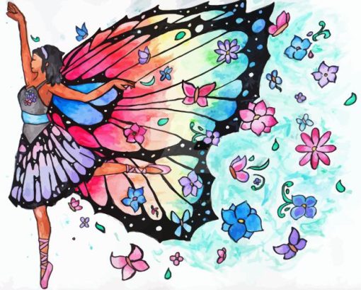 Butterfly Ballerina Diamond Painting