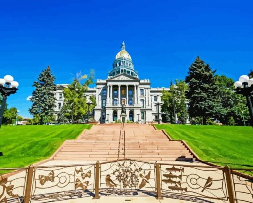 Colorado State Capitol Diamond Painting