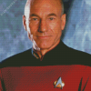 Jean Luc Picard Diamond Painting