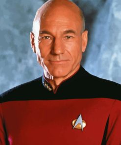 Jean Luc Picard Character Diamond Painting