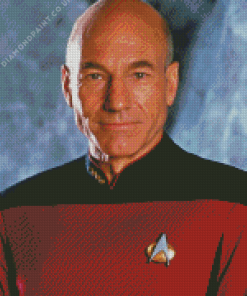 Jean Luc Picard Diamond Painting