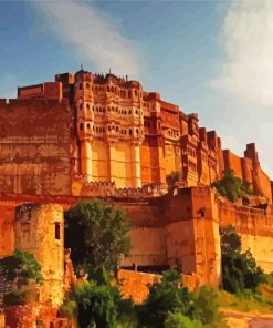 Mehrangarh Fort Rajasthan Diamond Painting