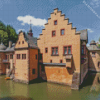 Mespelbrunn Castle Diamond Painting