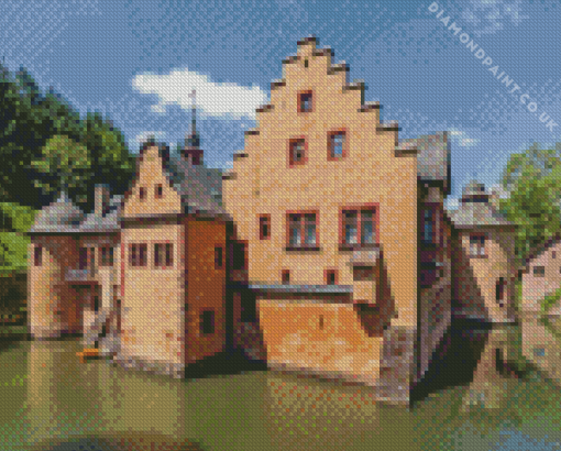 Mespelbrunn Castle Diamond Painting