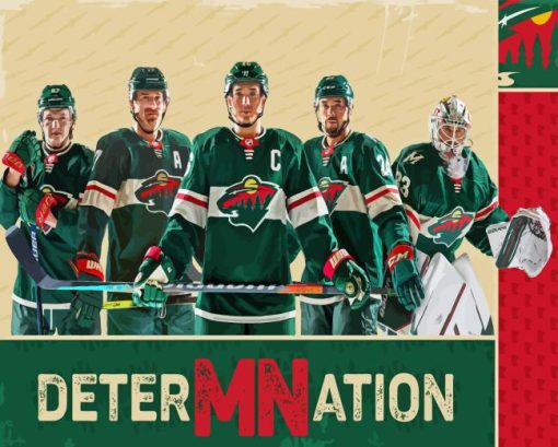 Minnesota Wild Players Diamond Painting