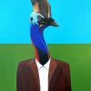 Mr Cassowary In Suit Diamond Painting