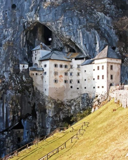 Predjama Castle Diamond Painting